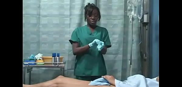  Asian guy fucks Black girl in hospital ( Japanese AMBW )